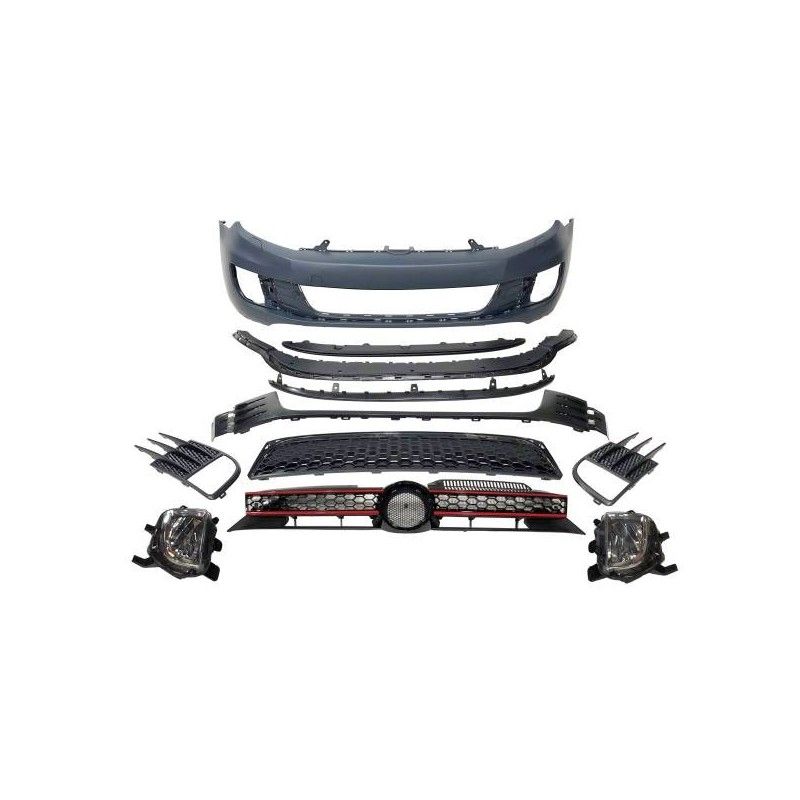 Pare-Choc Avant Volkswagen Golf 6 Look GTI, Volkswagen Pare-Choc Avant Volkswagen Golf 6 Look GTI, Volkswagen