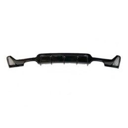Diffuseur Arrière BMW F32 / F33 / F36 Look M Performance 2 Sorties Double Noir brillant, Bmw