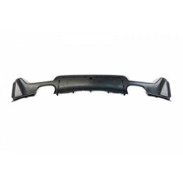 Diffuseur Arrière BMW F32 / F33 / F36 Look M Performance 2 Sorties Double Noir brillant, Bmw