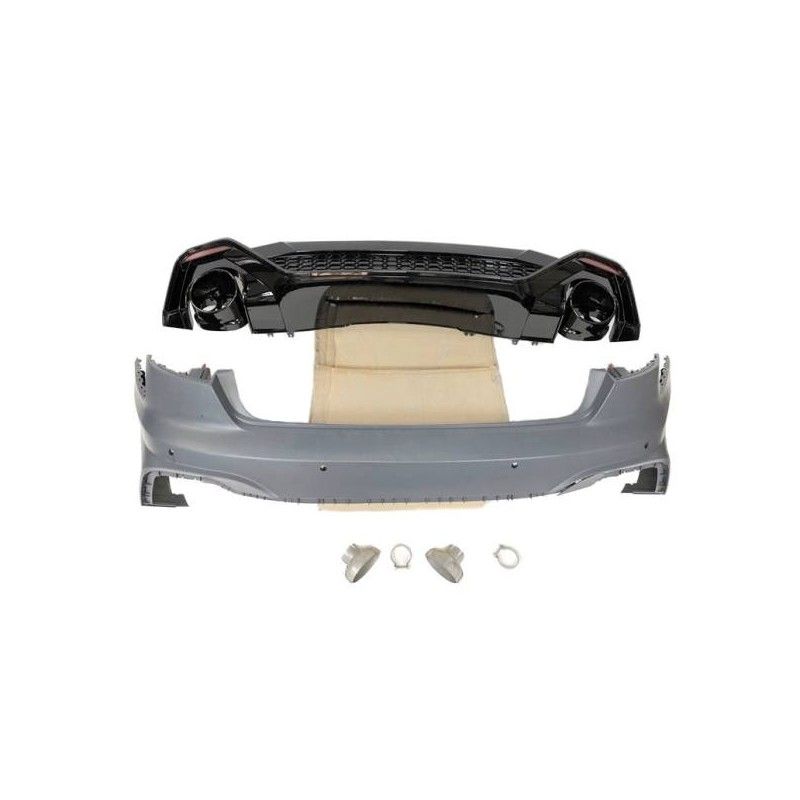 Pare-Choc Arrière Audi A4 2020+ Look RS4, Audi Pare-Choc Arrière Audi A4 2020+ Look RS4, Audi