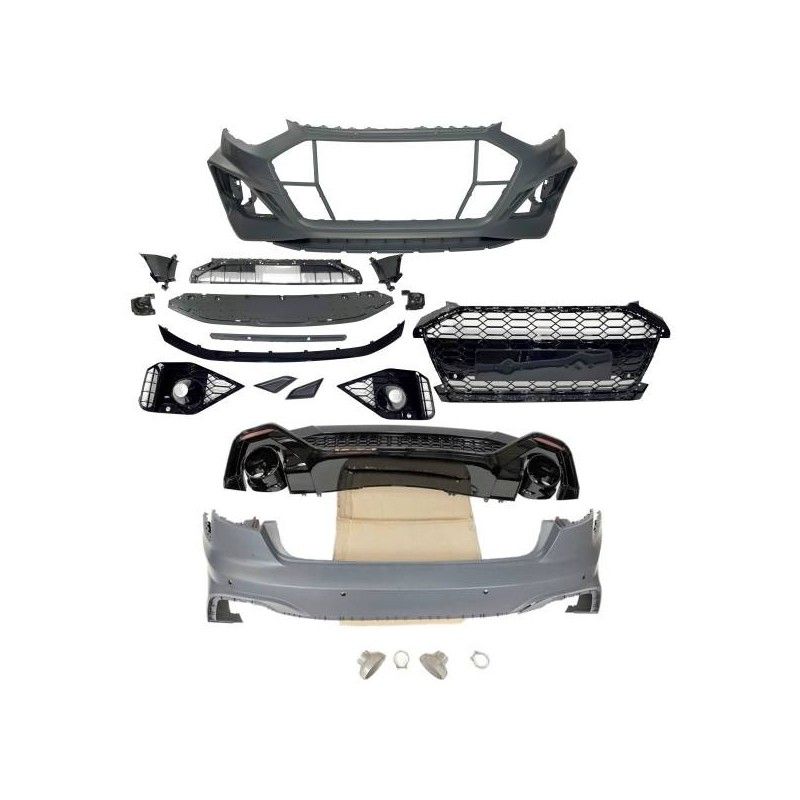 Kit De Carrosserie Audi A4 2020+ Sedan Look RS4, Audi Kit De Carrosserie Audi A4 2020+ Sedan Look RS4, Audi