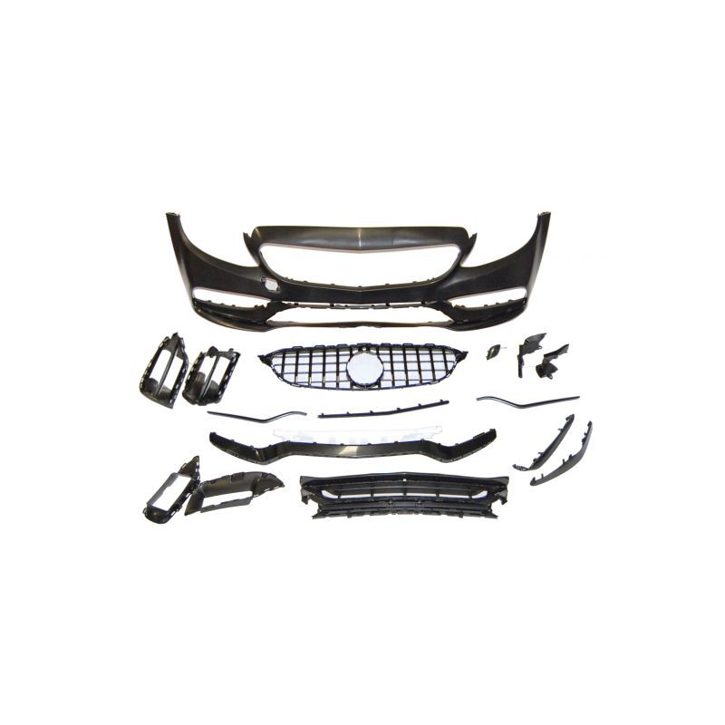 Pare - Choc Avant Mercedes W205 2014-2018 Coupe / 4P / SW look C63 New, Mercedes Pare - Choc Avant Mercedes W205 2014-2018 Coupe / 4P / SW look C63 New, Mercedes
