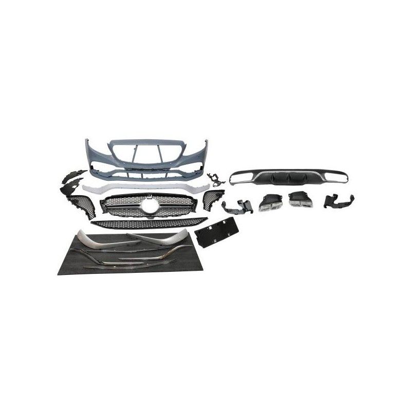Kit De Carrosserie Mercedes W213 4p / SW 2016-2019 look AMG E63, Mercedes Kit De Carrosserie Mercedes W213 4p / SW 2016-2019 look AMG E63, Mercedes