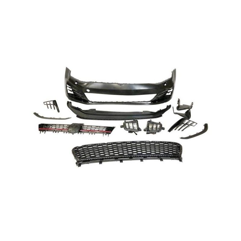 Pare-Choc Avant Volkswagen Golf 7 3/5P look GTI, Volkswagen Pare-Choc Avant Volkswagen Golf 7 3/5P look GTI, Volkswagen
