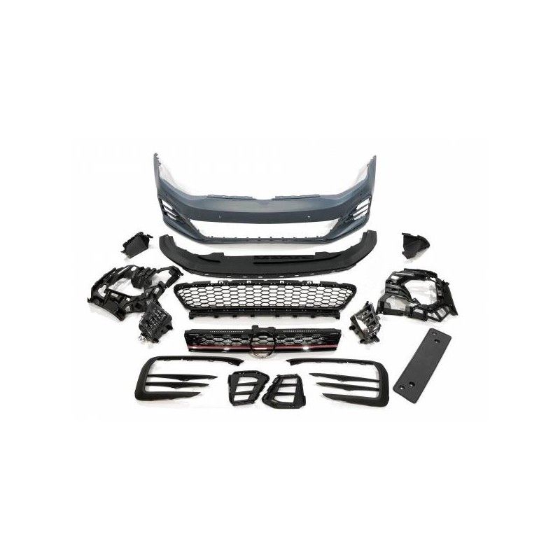 Pare-Choc Avant Volkswagen Golf 7 3/5P 12-16 look 7.5 GTI, Volkswagen Pare-Choc Avant Volkswagen Golf 7 3/5P 12-16 look 7.5 GTI, Volkswagen