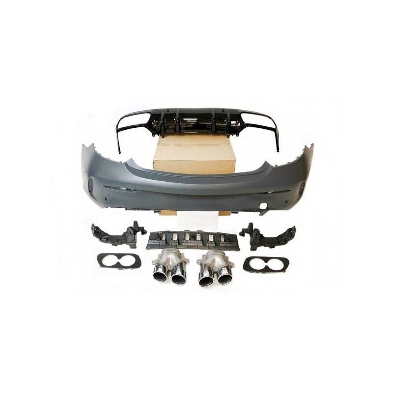 Pare-Choc Arrière Mercedes W205 Coupe 14-18 / 19+ Look E53, Mercedes Pare-Choc Arrière Mercedes W205 Coupe 14-18 / 19+ Look E53, Mercedes