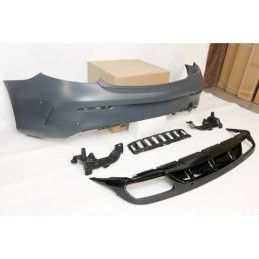 Pare-Choc Arrière Mercedes W205 Coupe 14-18 / 19+ Look E53, Mercedes