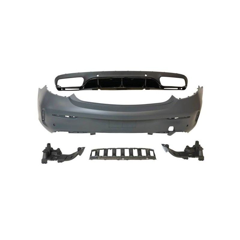 Pare-Choc Arrière Mercedes W205 Coupe 2014-2020 Look C63, Mercedes Pare-Choc Arrière Mercedes W205 Coupe 2014-2020 Look C63, Mercedes