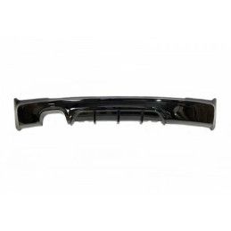Diffuseur Arrière BMW F22 / F23 look M Performance Noir brillant 1 Sortie double, Bmw