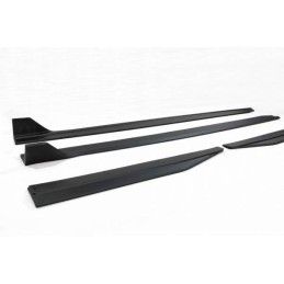 Jupes Ford Mustang 2015-2020 Look GT500 Noir mat, Ford