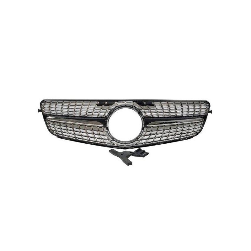 Calandre Mercedes W204 2007-2014 Look Diamond, Mercedes Calandre Mercedes W204 2007-2014 Look Diamond, Mercedes