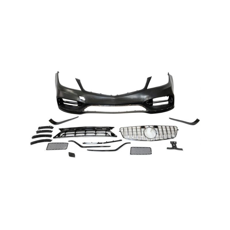 Pare-Choc Avant Mercedes W204 07-10 4P / Coupe / SW Look W205 C63, Mercedes Pare-Choc Avant Mercedes W204 07-10 4P / Coupe / SW Look W205 C63, Mercedes