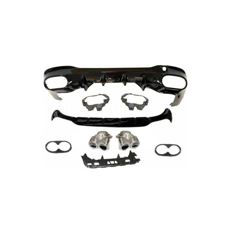 Diffuseur Arrière Mercedes W118 CLA Look A45, Mercedes Diffuseur Arrière Mercedes W118 CLA Look A45, Mercedes