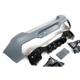 Pare-Choc Arrière BMW F20 /F21 LCI 15-18 Look Performance 2 Sortie double Noir brillant, Bmw