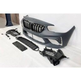 Kit De Carrosserie BMW F20 LCI Look M2C 2 Sortie double Noir brillant, Bmw