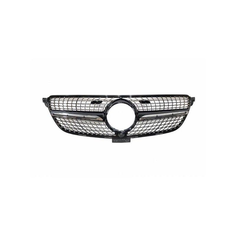 Calandre Mercedes GLE Coupe C292 (2015-2018) GLE W166 SUV (2015-2018) Look Diamond Caméra, Mercedes Calandre Mercedes GLE Coupe C292 (2015-2018) GLE W166 SUV (2015-2018) Look Diamond Caméra, Mercedes