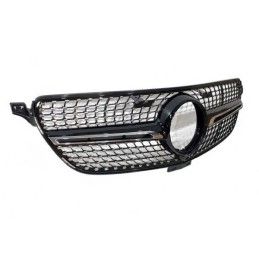 Calandre Mercedes GLE Coupe C292 (2015-2018) GLE W166 SUV (2015-2018) Look Diamond Caméra, Mercedes