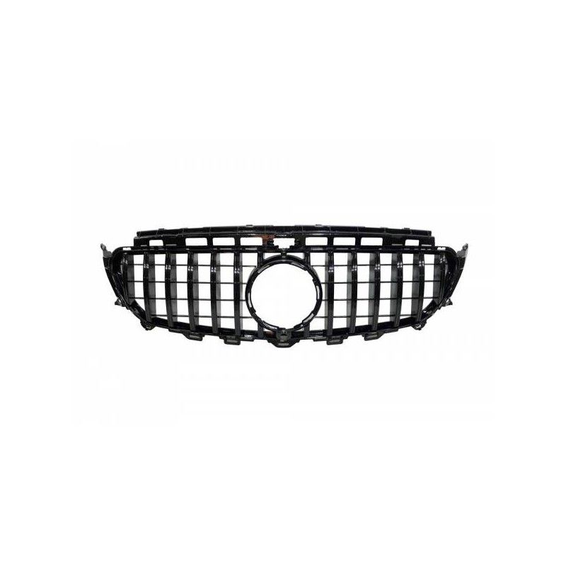 Calandre Mercedes W213 Look GT Full Black Caméra, Mercedes Calandre Mercedes W213 Look GT Full Black Caméra, Mercedes
