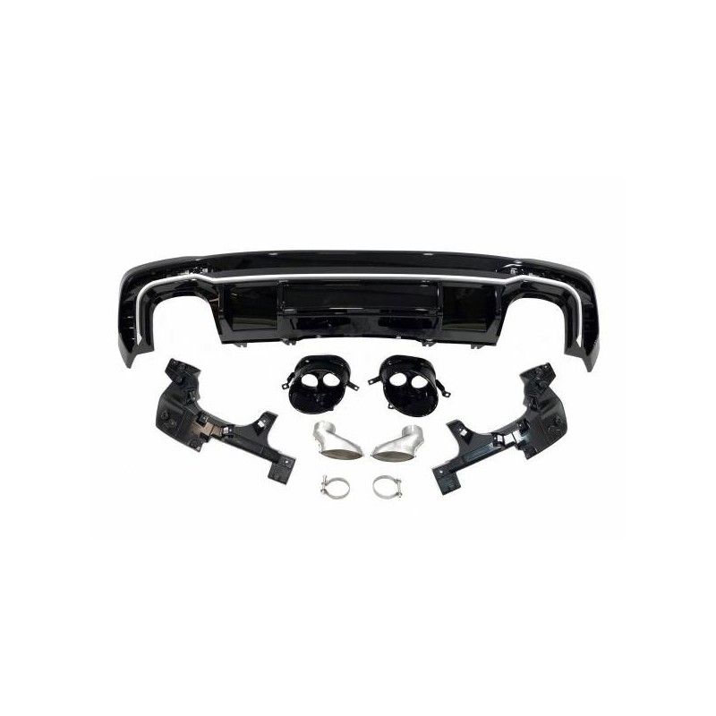 Diffuseur Arrière Audi A4 2020+ Look RS4, Audi Diffuseur Arrière Audi A4 2020+ Look RS4, Audi