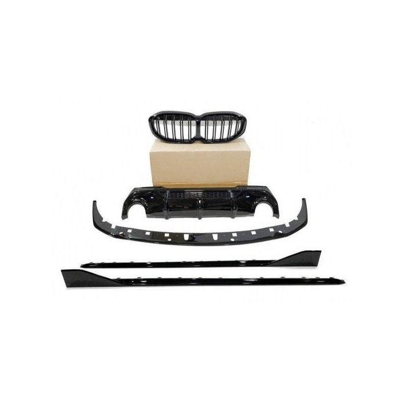 Kit De Carrosserie BMW F40 Look M Performance Noir brillant, Bmw Kit De Carrosserie BMW F40 Look M Performance Noir brillant, Bmw
