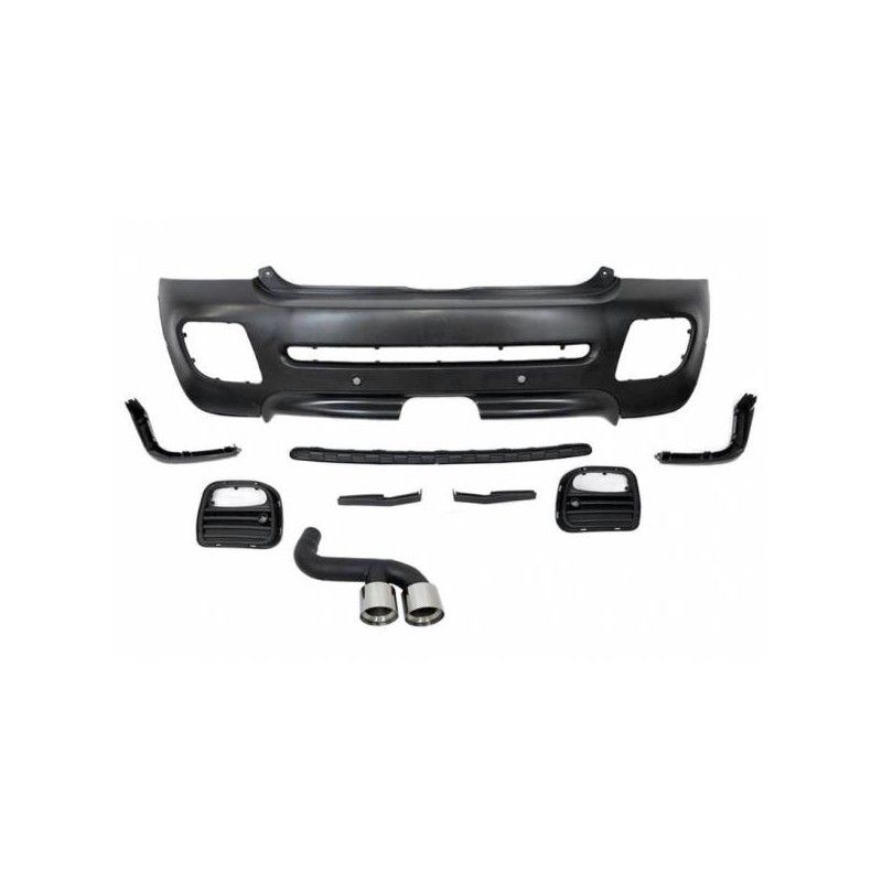 Pare-Choc Arièrre Mini Cooper S R56 2006-2013 Look JCW Sortie d'échappement, Mini Pare-Choc Arièrre Mini Cooper S R56 2006-2013 Look JCW Sortie d'échappement, Mini