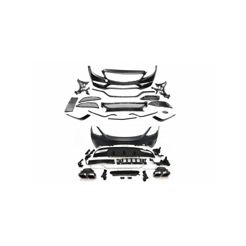 Kit De Carrosserie Mercedes W205 2014-2018 4p Look AMG, Mercedes Kit De Carrosserie Mercedes W205 2014-2018 4p Look AMG, Mercedes
