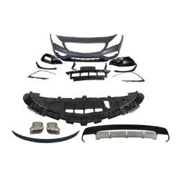Kit De Carrosserie Mercedes W117 2016-2018 LCI 4P Look AMG A45, Mercedes
