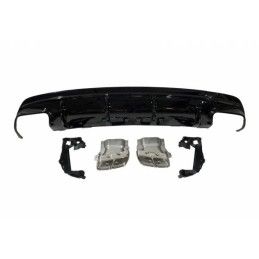 Diffuseur Arrière Mercedes CLA W117 2013-2015 4D/SW Style Facelift look A45, Mercedes
