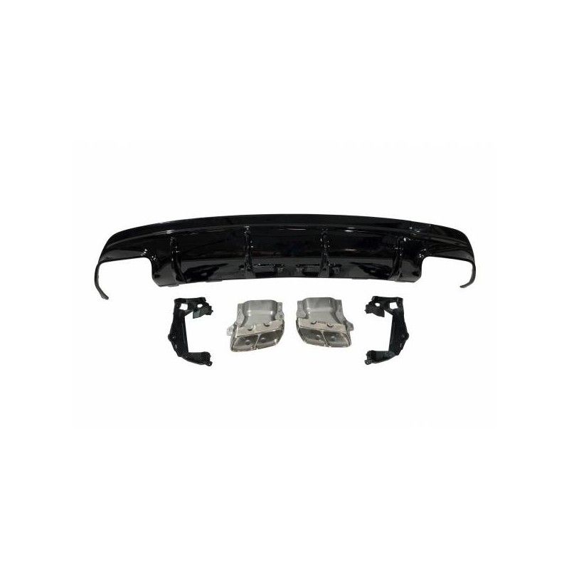 Diffuseur Arrière Mercedes CLA W117 2013-2015 4D/SW Style Facelift look A45, Mercedes Diffuseur Arrière Mercedes CLA W117 2013-2015 4D/SW Style Facelift look A45, Mercedes