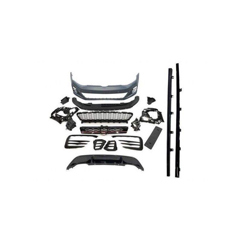 Kit De Carrosserie Volkswagen Golf 7 2013-2016 Look Golf 7.5, Volkswagen Kit De Carrosserie Volkswagen Golf 7 2013-2016 Look Golf 7.5, Volkswagen