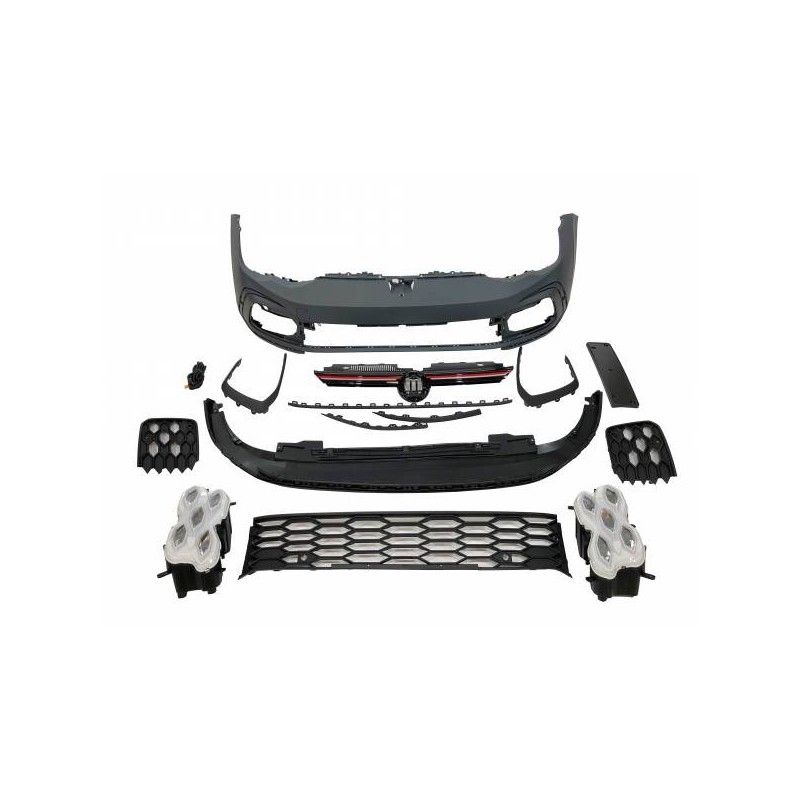 Pare-Choc Avant Volkswagen Golf 8 2019-2023 Look GTI, Volkswagen Pare-Choc Avant Volkswagen Golf 8 2019-2023 Look GTI, Volkswagen