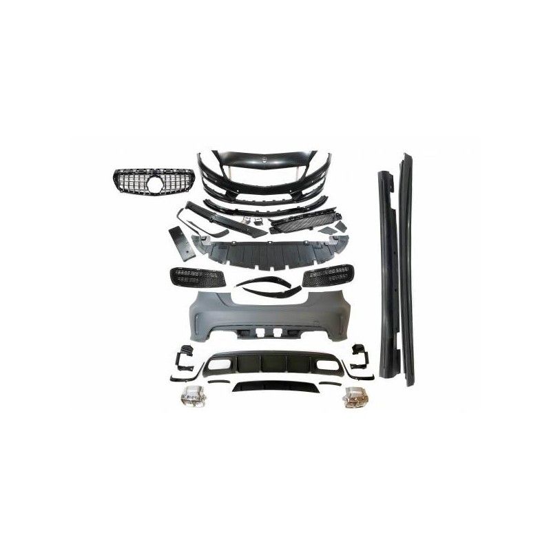 Kit De Carrosserie Mercedes W176 A45 2012-2015 Look AMG Sensor, Mercedes Kit De Carrosserie Mercedes W176 A45 2012-2015 Look AMG Sensor, Mercedes