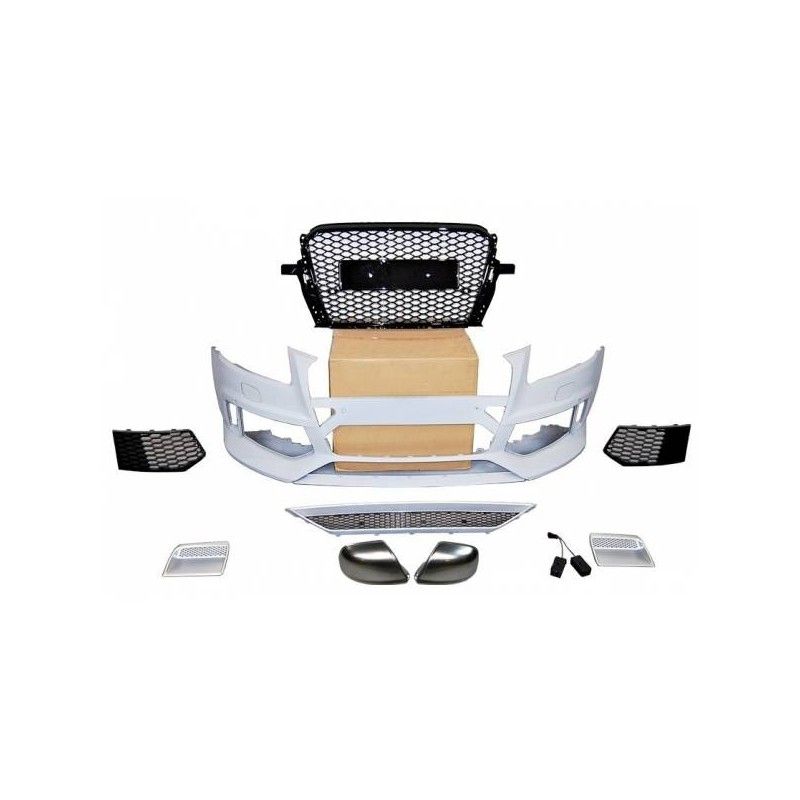 Pare-Choc Avant Audi Q5 2012-2016 Look RSQ5 Carcasse Rétroviseur, Audi Pare-Choc Avant Audi Q5 2012-2016 Look RSQ5 Carcasse Rétroviseur, Audi