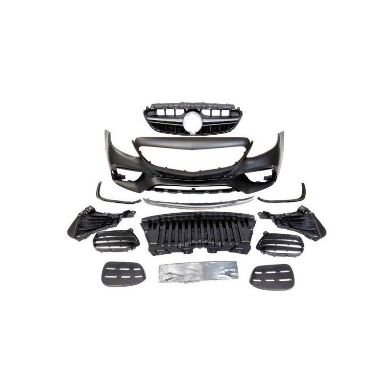 Pare - Choc Avant Mercedes W213 4p 2016-2019 / C238 look AMG E63, Mercedes Pare - Choc Avant Mercedes W213 4p 2016-2019 / C238 look AMG E63, Mercedes