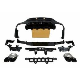 Diffuseur Arrière Mercedes GLC X253 COUPE 2020+ Look GLC63 Black, Mercedes
