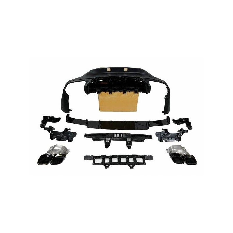 Diffuseur Arrière Mercedes GLC X253 COUPE 2020+ Look GLC63 Black, Mercedes Diffuseur Arrière Mercedes GLC X253 COUPE 2020+ Look GLC63 Black, Mercedes