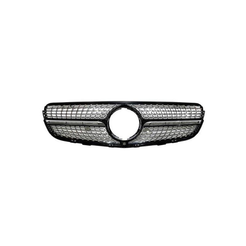 Calandre Mercedes X253 2015-2019 Diamond Full Black Caméra, Mercedes Calandre Mercedes X253 2015-2019 Diamond Full Black Caméra, Mercedes