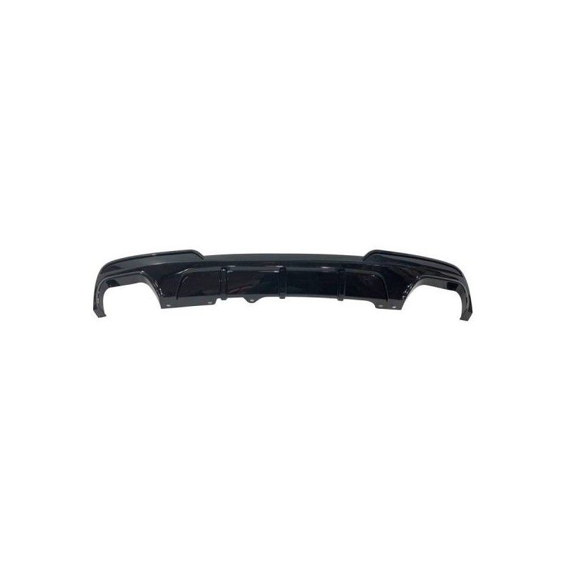 Diffuseur Arrière BMW F10/ F11 10-16 Look Performance 2 Sortie double Noir brillant, Bmw Diffuseur Arrière BMW F10/ F11 10-16 Look Performance 2 Sortie double Noir brillant, Bmw