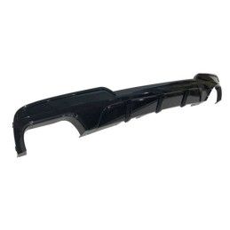 Diffuseur Arrière BMW F10/ F11 10-16 Look Performance 2 Sortie double Noir brillant, Bmw
