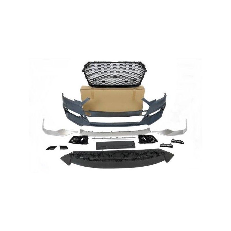 Pare-Choc Avant Audi A4 16-19 B9 Look RS4, Audi Pare-Choc Avant Audi A4 16-19 B9 Look RS4, Audi