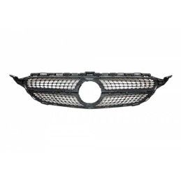 Calandre Mercedes W205 2014-2018 Look Diamond Chromed, Mercedes