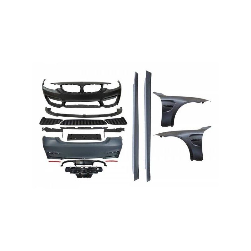Kit De Carrosserie BMW F36 Look M4 Ailettes, Bmw Kit De Carrosserie BMW F36 Look M4 Ailettes, Bmw