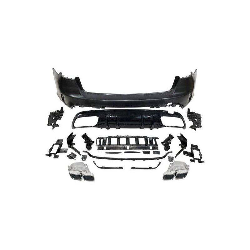 Pare-Choc Arrière Mercedes W205 SW Look C63, Mercedes Pare-Choc Arrière Mercedes W205 SW Look C63, Mercedes