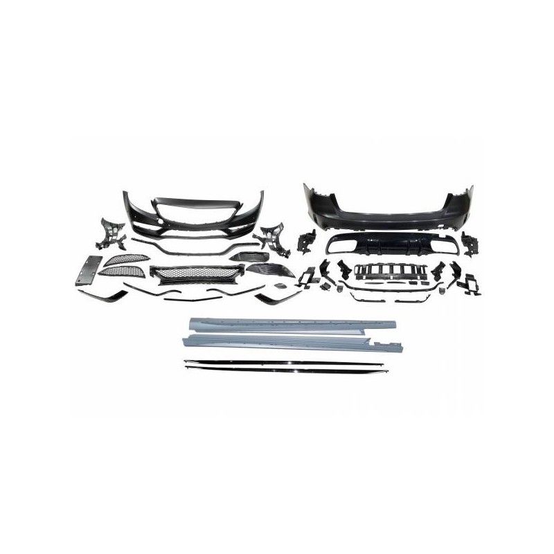 Kit De Carrosserie Mercedes W205 SW 2014-2021 Look C63, Mercedes Kit De Carrosserie Mercedes W205 SW 2014-2021 Look C63, Mercedes