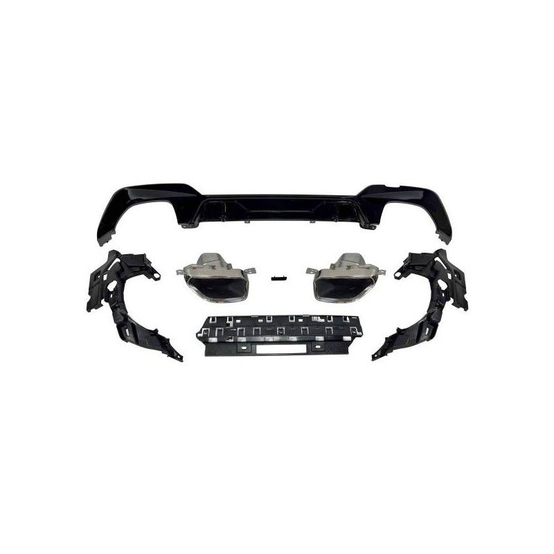 Diffuseur Arrière BMW G20 / G21 340 Look M Performance Noir brillant, Bmw Diffuseur Arrière BMW G20 / G21 340 Look M Performance Noir brillant, Bmw