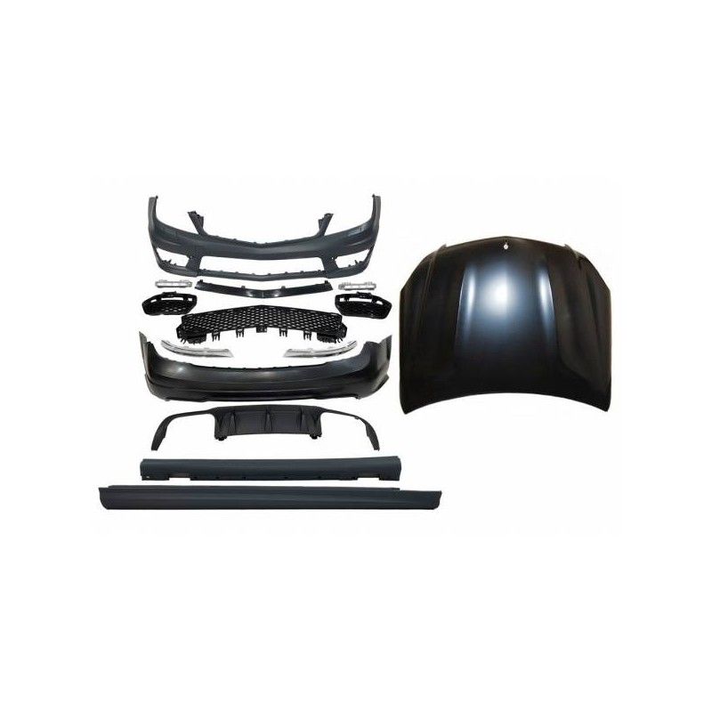 Kit De Carrosserie Mercedes W204 Coupe 2007-2013 Look AMG, Mercedes Kit De Carrosserie Mercedes W204 Coupe 2007-2013 Look AMG, Mercedes