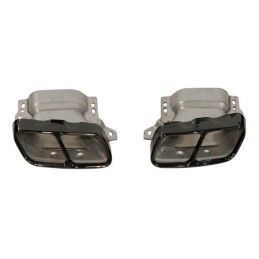 Sortie D'Échappement Mercedes W176/W117 look A45 Black, Mercedes