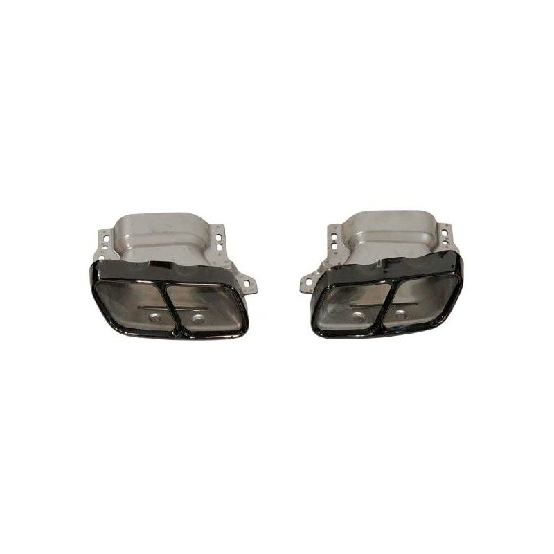 Sortie D'Échappement Mercedes W176/W117 look A45 Black, Mercedes Sortie D'Échappement Mercedes W176/W117 look A45 Black, Mercedes