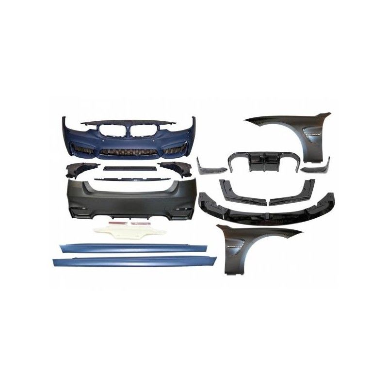 Kit De Carrosserie BMW F30 Look M4, Bmw Kit De Carrosserie BMW F30 Look M4, Bmw