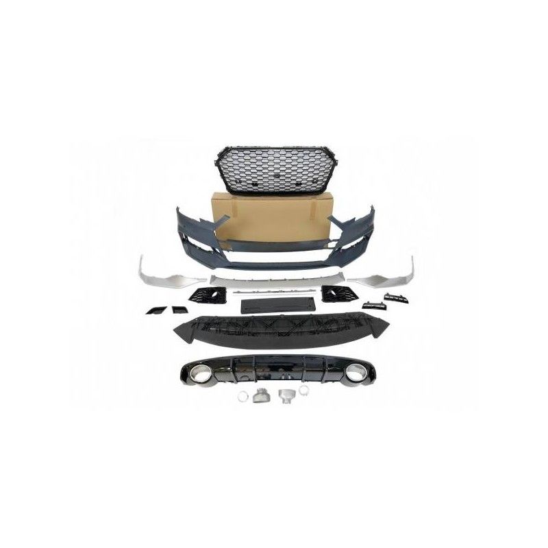 Kit De Carrosserie Audi A4 B9 2016-2019 Look RS4, Audi Kit De Carrosserie Audi A4 B9 2016-2019 Look RS4, Audi